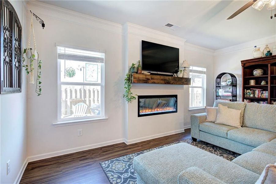 Furnished interior view inside a new home in , Cartersville (Image 26).