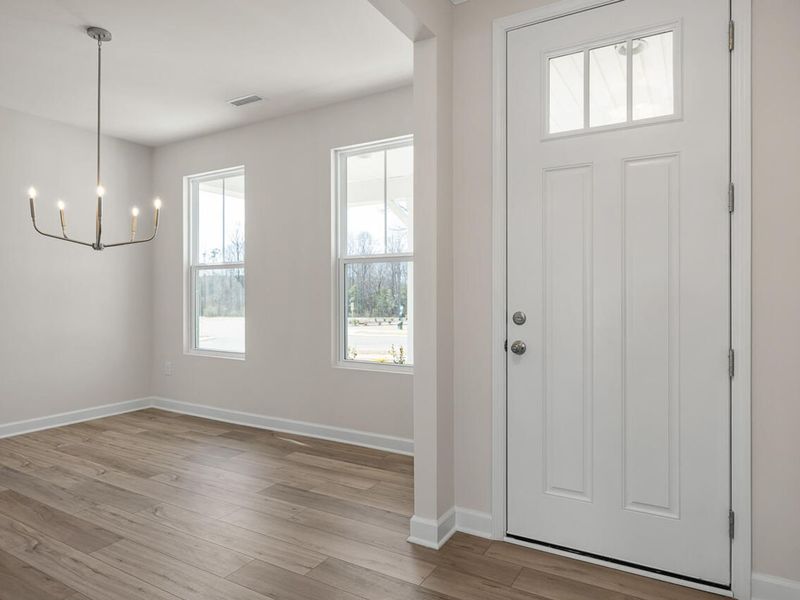 Spacious, unfurnished interior of a new home in Retreat at North Main, Lillington (Image 10).