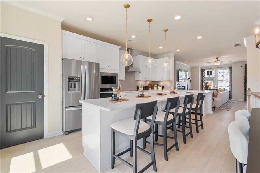 Furnished interior view inside a new home in Silverock, McDonough (Image 15).