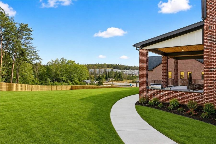 Exterior details and patio area of a home in , Buford (Image 39). Exterior details and patio area of a home in , Buford (Image 39).