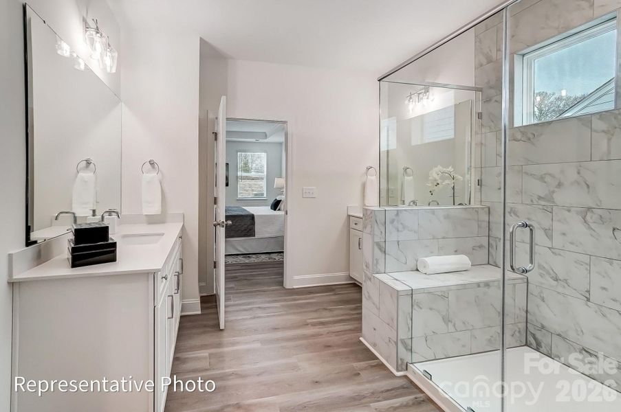 Furnished interior view inside a new home in Heritage - 55+ Community, Indian Trail (Image 31).