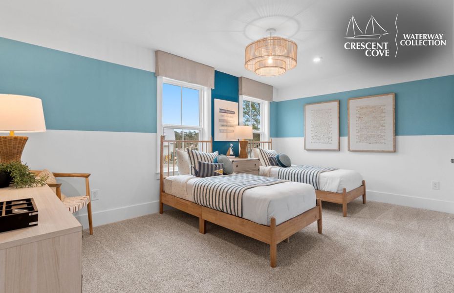 Representative furnished interior of a home built from the Stellar - Waterway Collection by Pulte Homes in Crescent Cove, Myrtle Beach (Image 25).