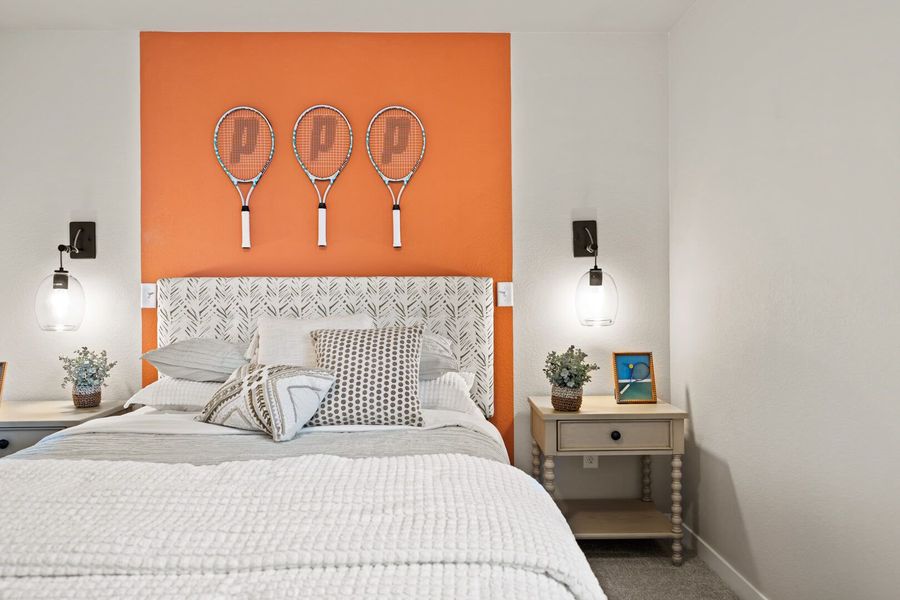 Representative furnished interior of a home built from the The Bellhaven by Challenger Homes in Sky Ranch - Highland Collection, Watkins (Image 29).