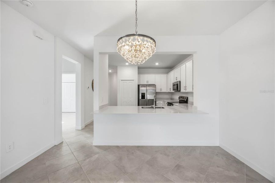 Furnished interior view inside a new home in , Englewood (Image 9).