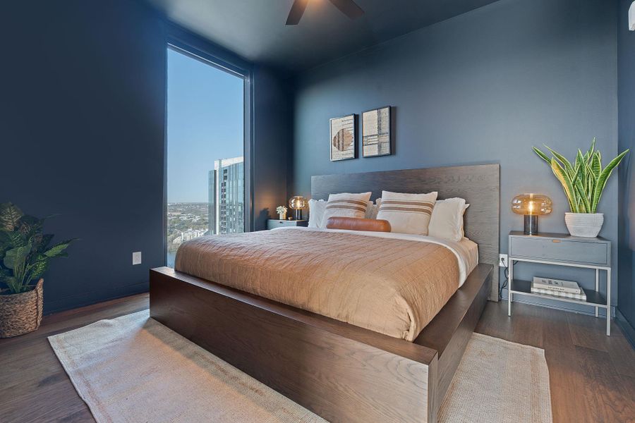 Furnished interior view inside a new home in , Austin (Image 8).