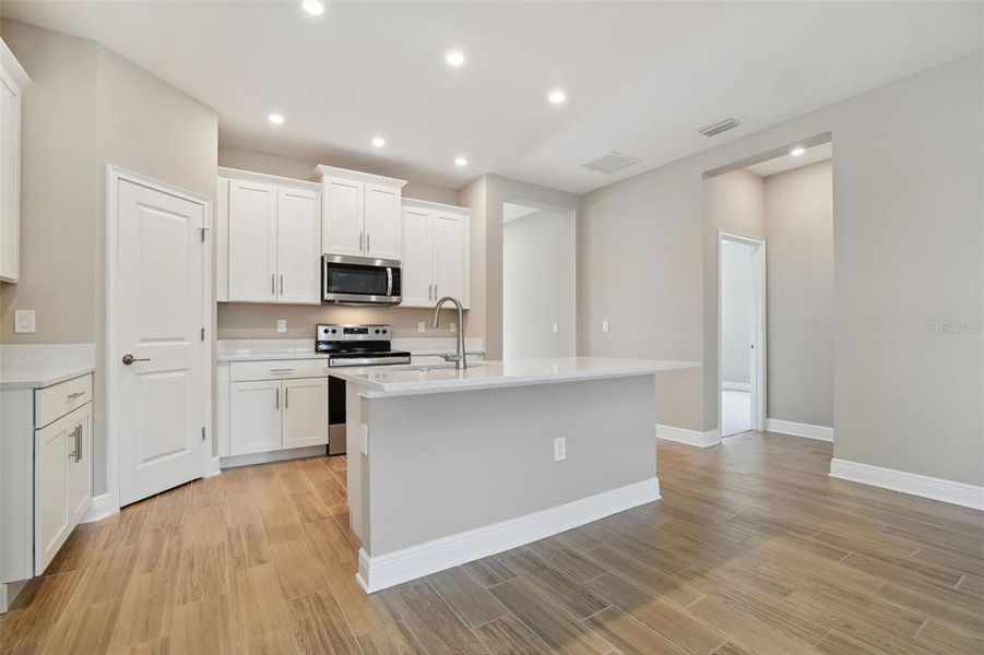 Furnished interior view inside a new home in , St. Petersburg (Image 3).