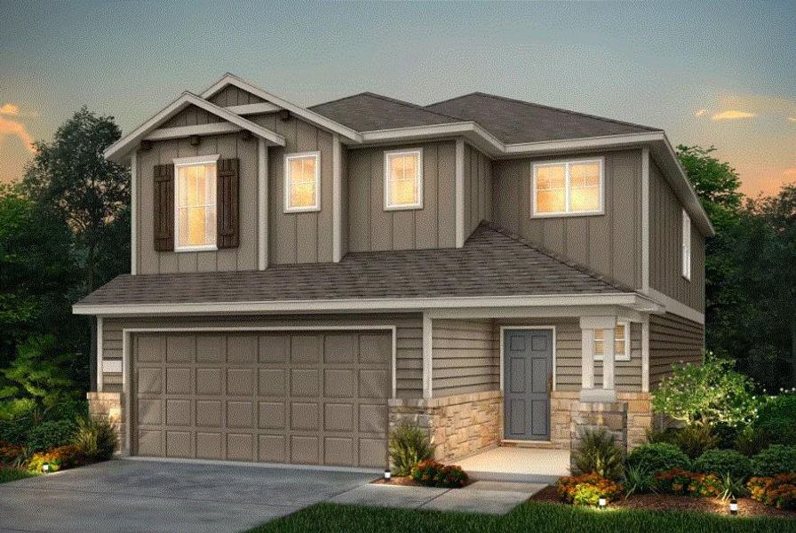 Pulte Homes, Modena elevation I, rendering