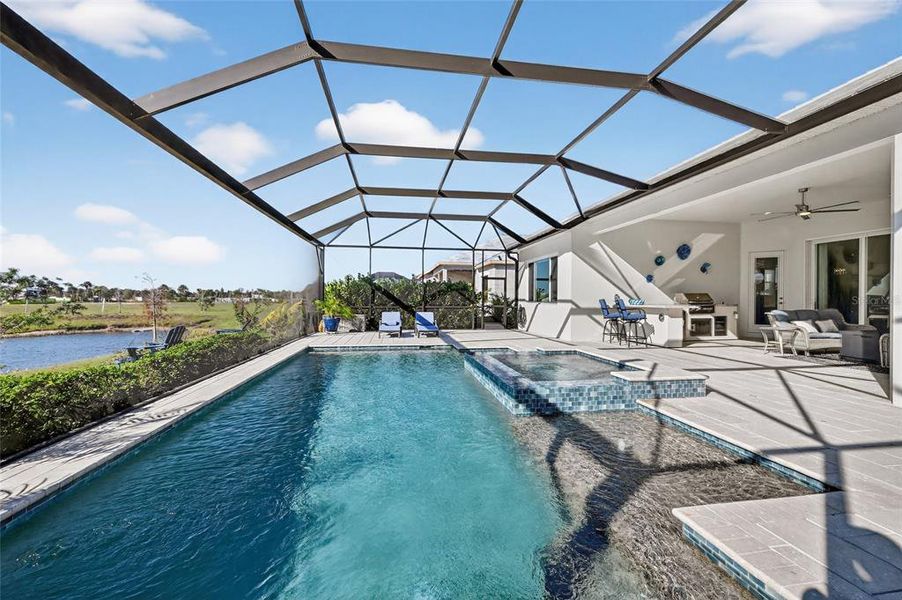 Exterior details and patio area of a home in , Sarasota (Image 29).