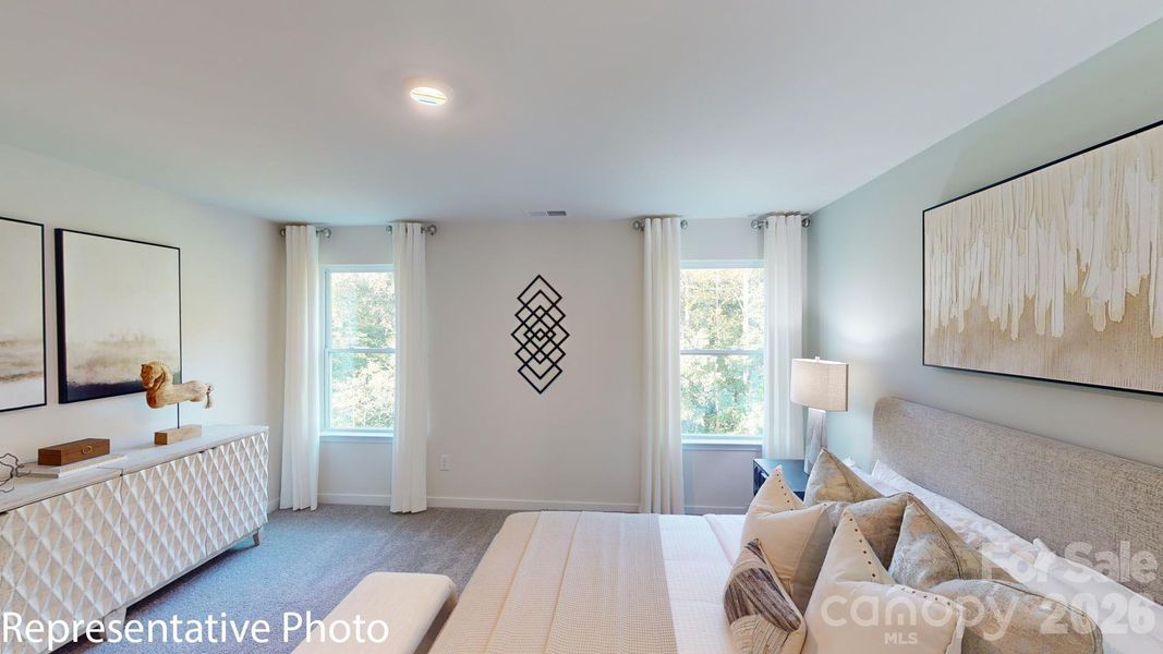 Furnished interior view inside a new home in Huffman Ridge, Hickory (Image 21).