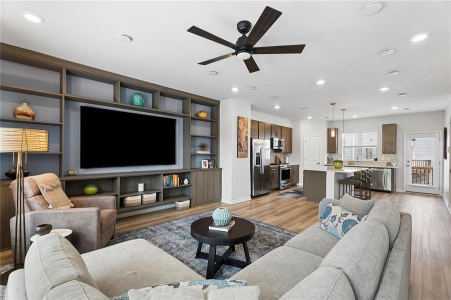 Furnished interior view inside a new home in , Mableton (Image 11).
