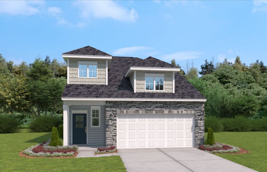 Representative exterior photo of a completed home built from the The Cade by Stanley Martin Homes in Southbridge, Sumter, SC (Image 19).