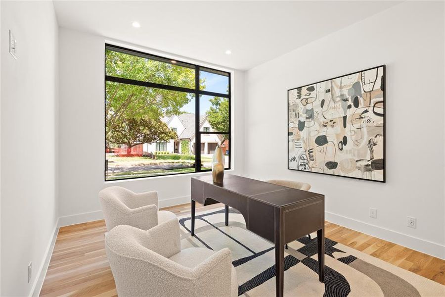 Furnished interior view inside a new home in , Dallas (Image 8).