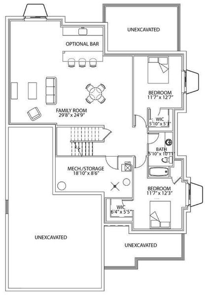 Optional Finished Basement