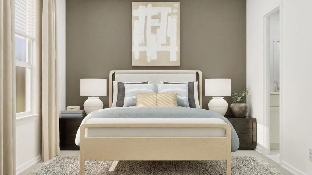 Furnished interior view inside a new home in Cotton Brook, Hutto (Image 15). Furnished interior view inside a new home in Cotton Brook, Hutto (Image 15).