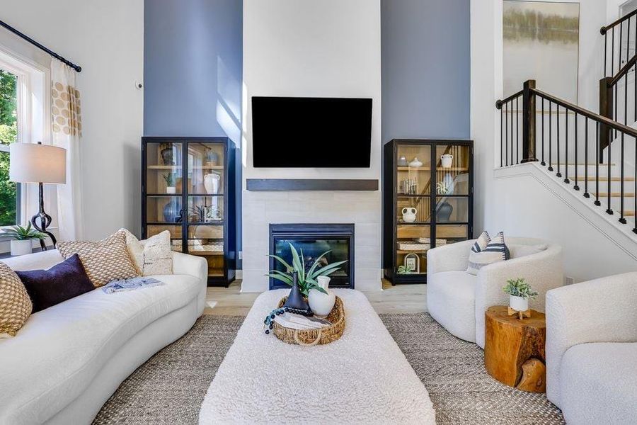 Furnished interior view inside a new home in Reserve at Hickory Walk, Kennesaw (Image 8).
