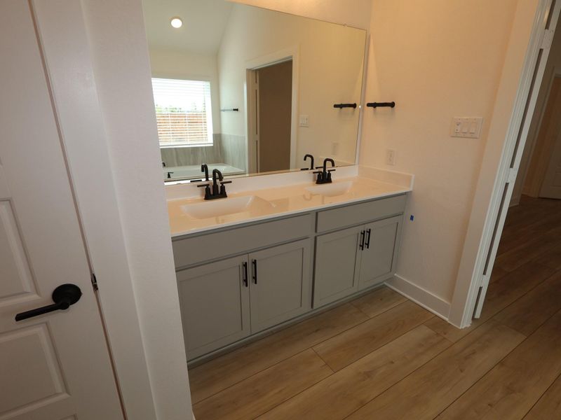 Furnished interior view inside a new home in Lago Mar, Santa Fe (Image 10).