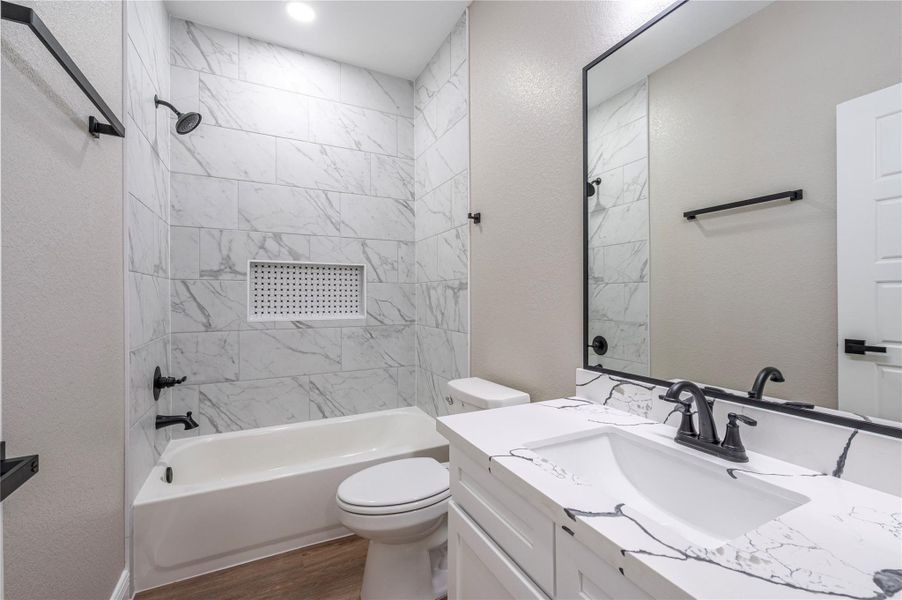 Furnished interior view inside a new home in , Houston (Image 11).