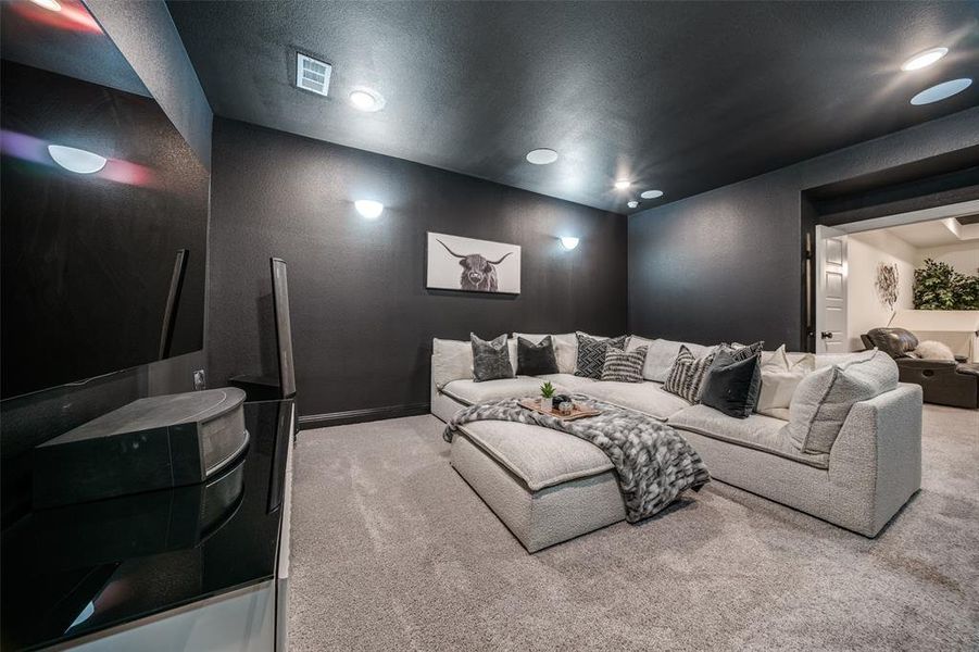 Furnished interior view inside a new home in Rockwood, Mansfield (Image 23). Furnished interior view inside a new home in Rockwood, Mansfield (Image 23).