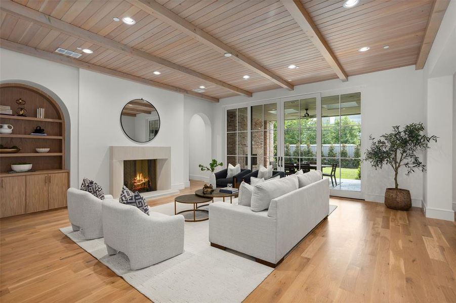 Furnished interior view inside a new home in , Dallas (Image 7). Furnished interior view inside a new home in , Dallas (Image 7).