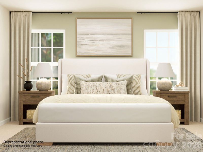 Furnished interior view inside a new home in Bakers Creek, Kannapolis (Image 10).