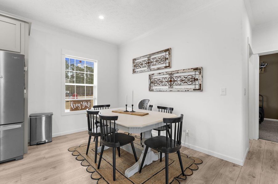 Furnished interior view inside a new home in , Cross (Image 7). Furnished interior view inside a new home in , Cross (Image 7).