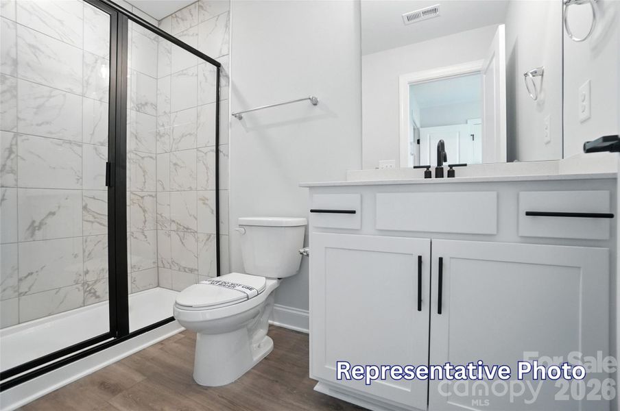 Furnished interior view inside a new home in Enclave at Riverdale, Huntersville (Image 16).