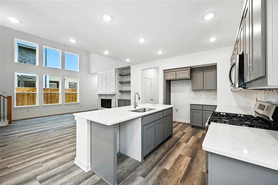 Furnished interior view inside a new home in Talia, Mesquite (Image 15).