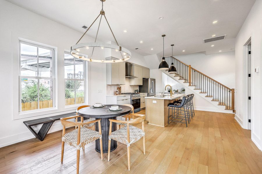 Furnished interior view inside a new home in , Charleston (Image 15).