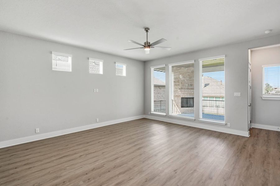 Representative unfurnished interior of a home built from the Cohen 60′ by Chesmar Homes in Esperanza – New Phase Now Selling, Boerne (Image 4).