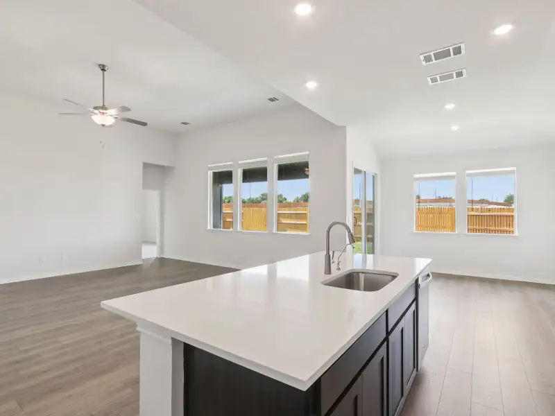 Furnished interior view inside a new home in Prairie Winds - Executive Collection, Hutto (Image 3).
