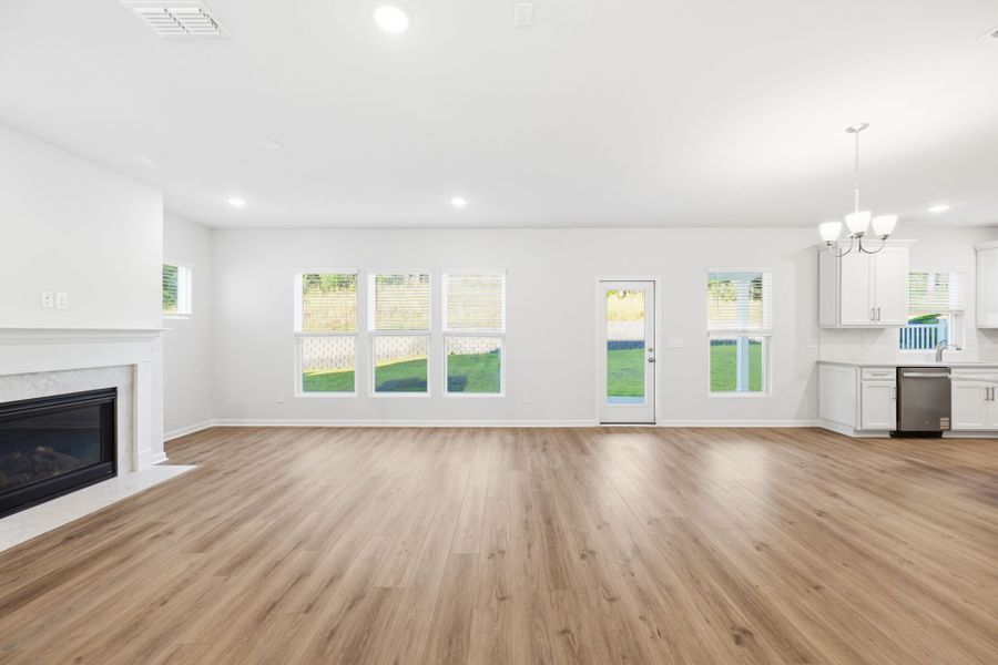 Spacious, unfurnished interior of a new home in Grand Arbor, Blythewood (Image 17).