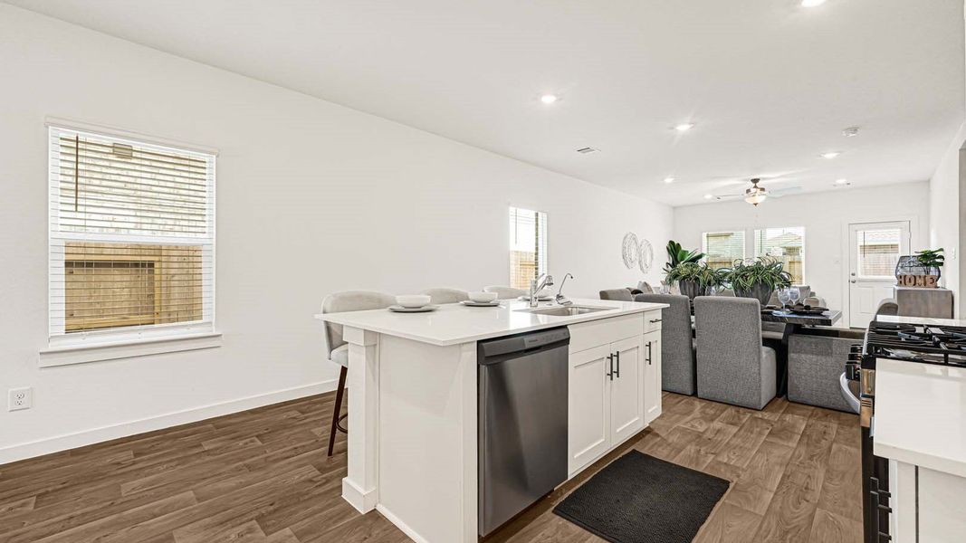 Furnished interior view inside a new home in Emberly, Beasley (Image 8).