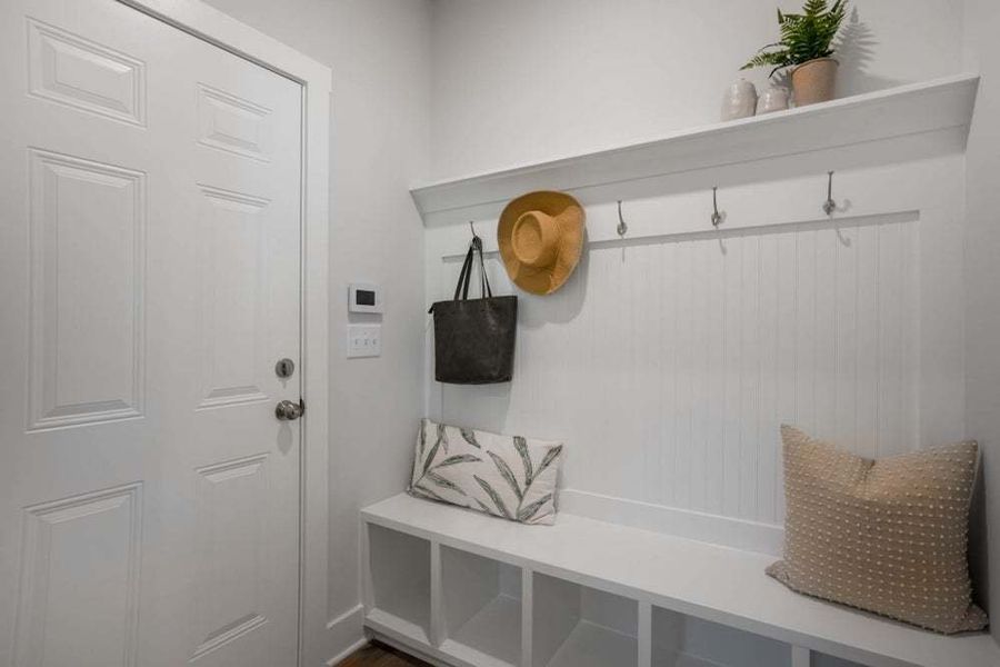 Mudroom with Built-Ins