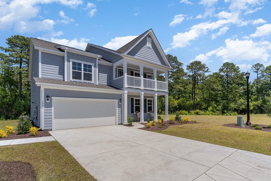 Representative exterior photo of a completed home built from the HARBOR OAK by D.R. Horton in Ranch Haven, Murrells Inlet, SC (Image 2).