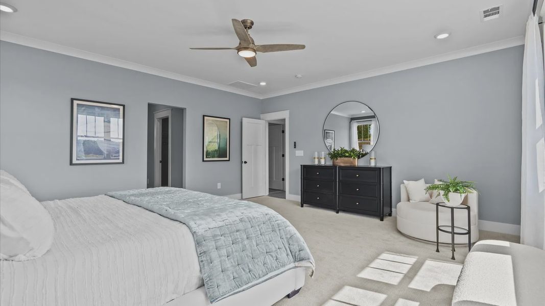 Furnished interior view inside a new home in Benjamin's Grove, Woodruff (Image 15).