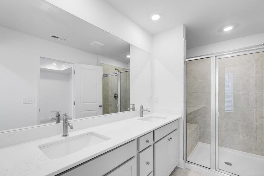Furnished interior view inside a new home in Towns at Creekside, Doraville (Image 8).