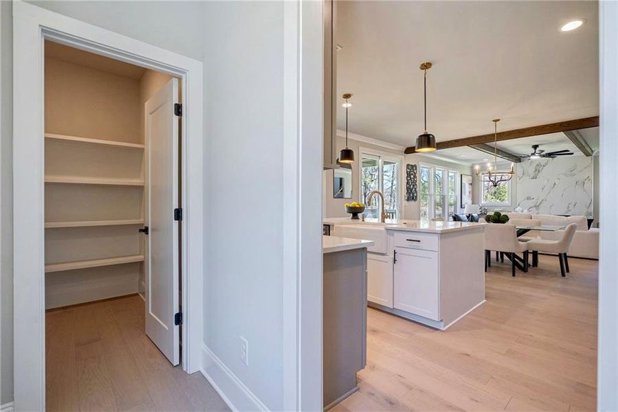 Furnished interior view inside a new home in , Atlanta (Image 45).