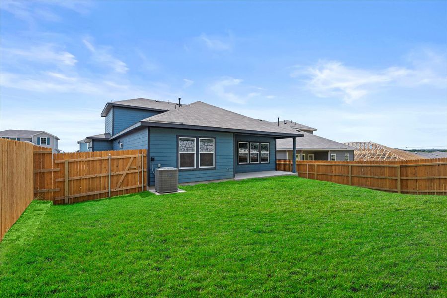 Exterior details and patio area of a home in , Kyle (Image 17).