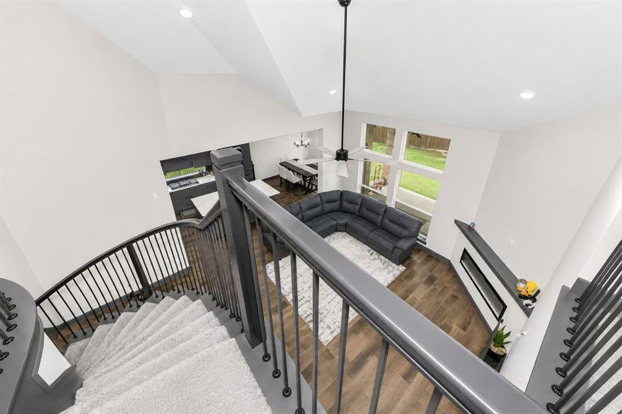 Furnished interior view inside a new home in , Little Elm (Image 32).