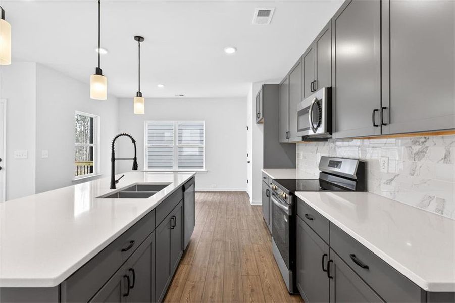 Furnished interior view inside a new home in Sanders Park, Austell (Image 13).