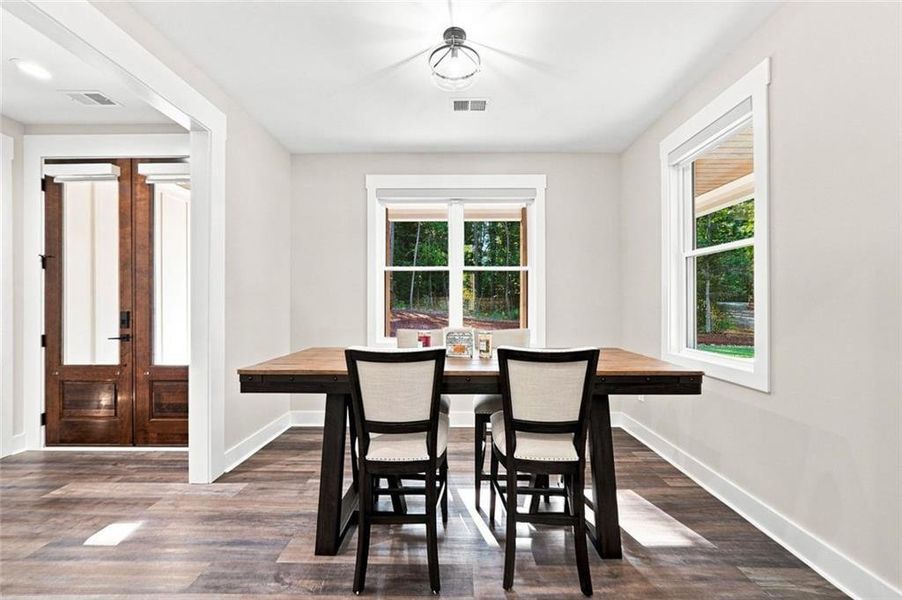 Furnished interior view inside a new home in , Canton (Image 45).