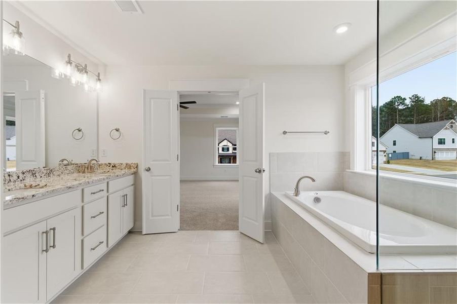 Furnished interior view inside a new home in Springside Reserve, Powder Springs (Image 9).