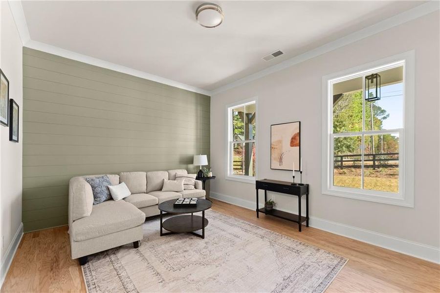 Furnished interior view inside a new home in , Gainesville (Image 61).