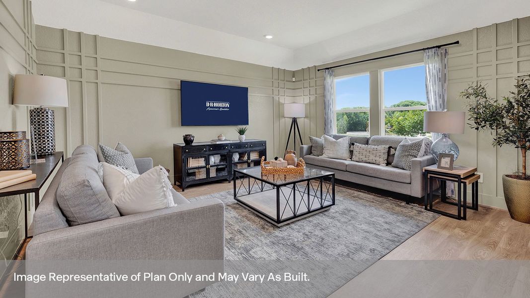 Furnished interior view inside a new home in Arroyo Ranch, Seguin (Image 5).
