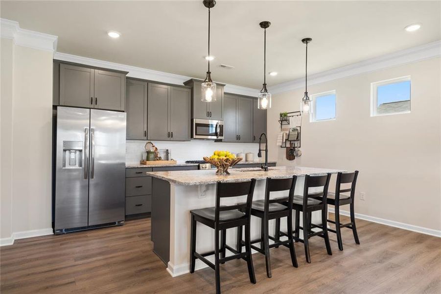 Furnished interior view inside a new home in Hillcrest Park, Ringgold (Image 23).