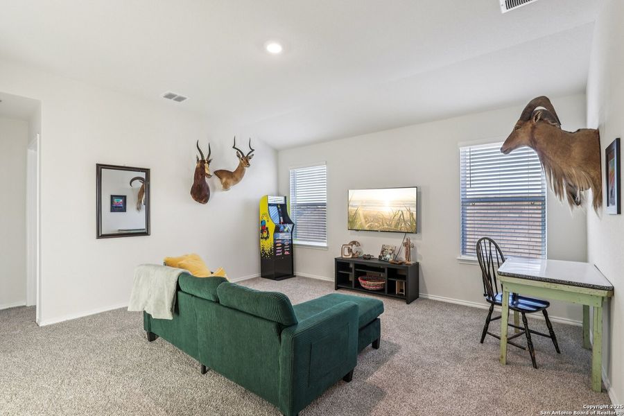 Furnished interior view inside a new home in The Links at River Bend, Floresville (Image 10). Furnished interior view inside a new home in The Links at River Bend, Floresville (Image 10).