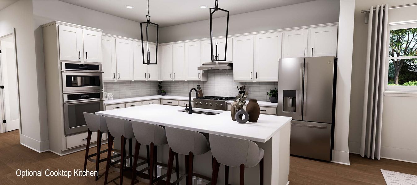 The Crystal Beach - Optional Cooktop Kitchen