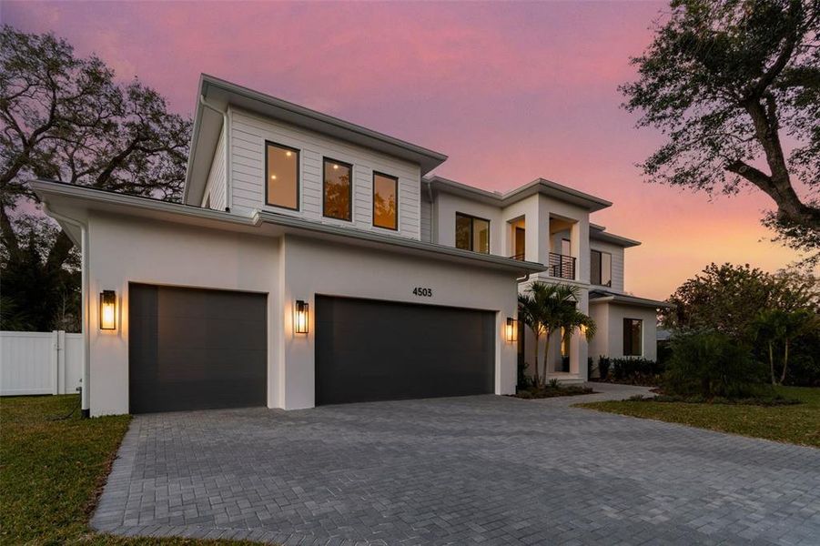 Front exterior of a new home in , Tampa, FL, highlighting curb appeal (Image 30).