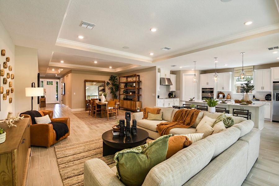 Furnished interior view inside a new home in Colbert Landings, Palm Coast (Image 11).