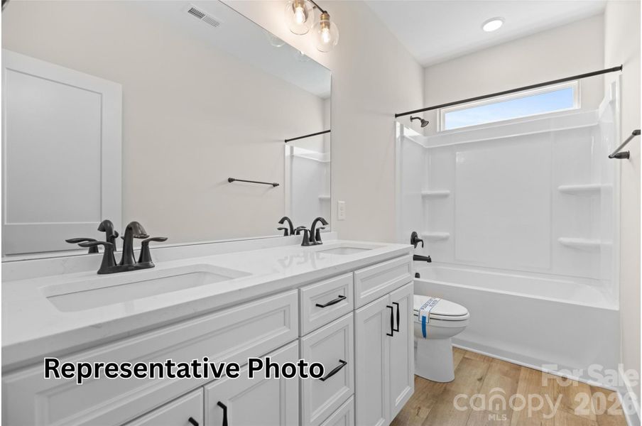 Furnished interior view inside a new home in Caldwell Forest, Charlotte (Image 9).